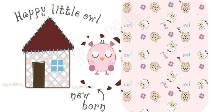 猫头鹰图片cdr矢量模版下载