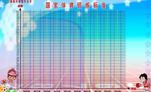 国家体育锻炼标准统计图片