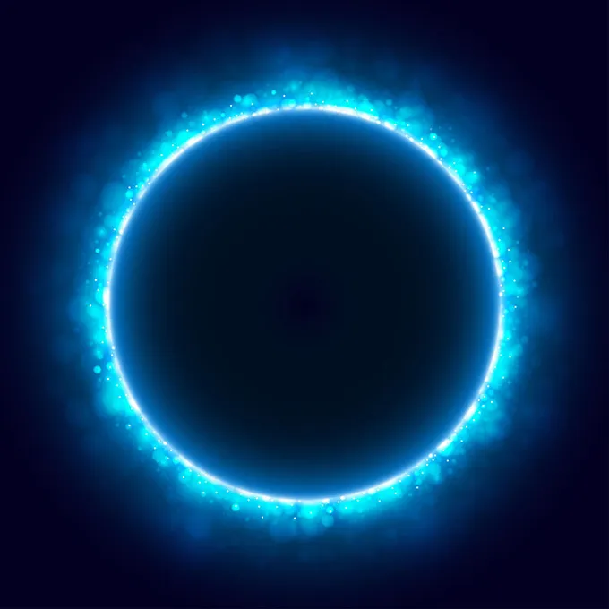唯美星球光斑矢量素材eps,ai矢量模版下载