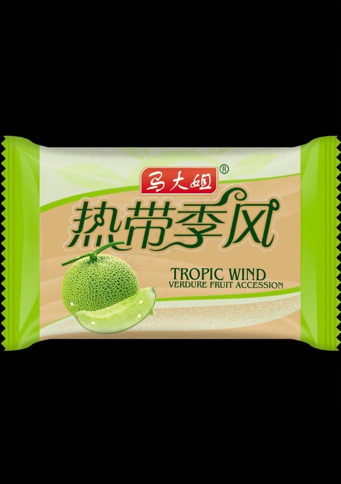 热带季风 哈密瓜图片psd模版下载