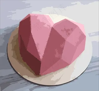 立体爱心 油画爱心