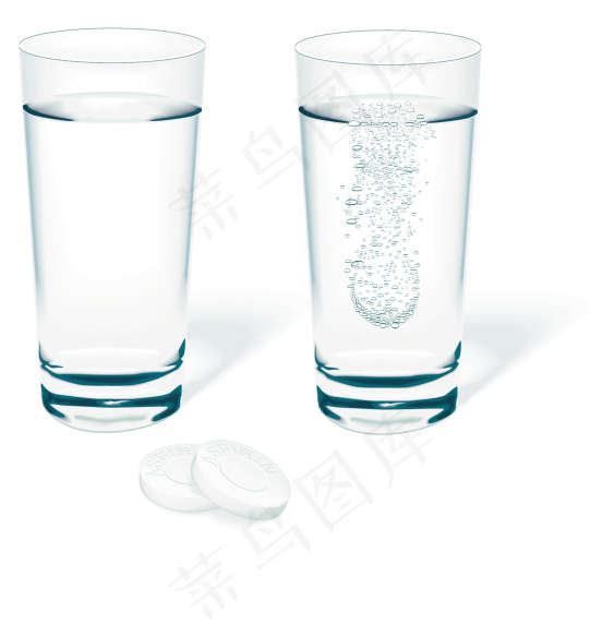 餐具红酒瓶水杯矢量素材图片