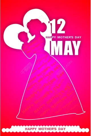 母亲节创意贺卡