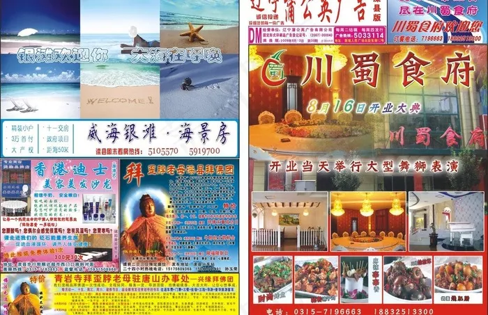 蒲公英广告DM报纸图片cdr矢量模版下载