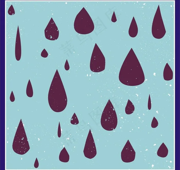水滴图片cdr矢量模版下载