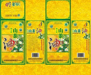 野生茶油包装图片