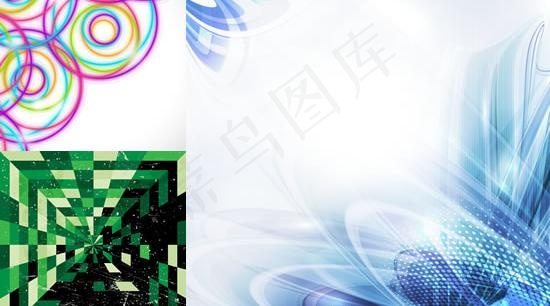 个性时尚背景矢量图 AI