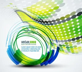 抽象的动感元素矢量素材二