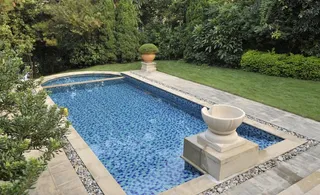 欧式别墅园林风光图片