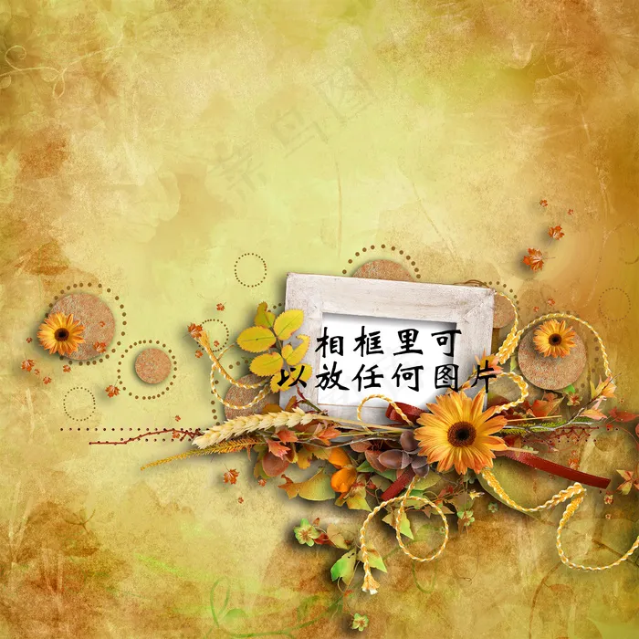 复古怀旧婚礼相册模板素材文件psd模版下载