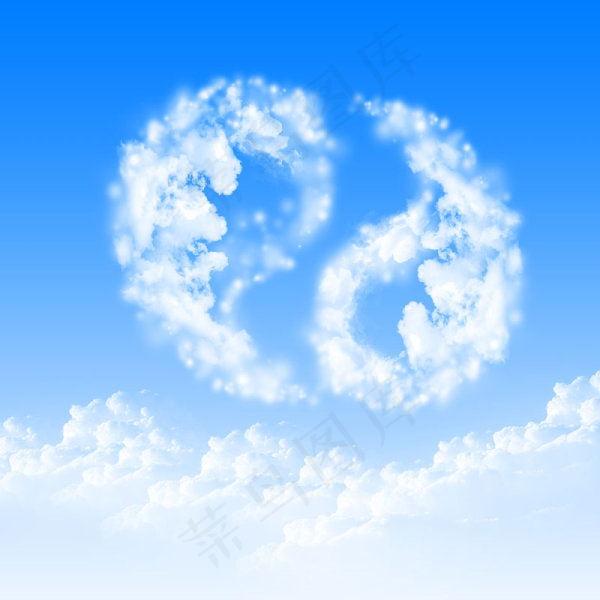 太极八卦—云型——高清图片