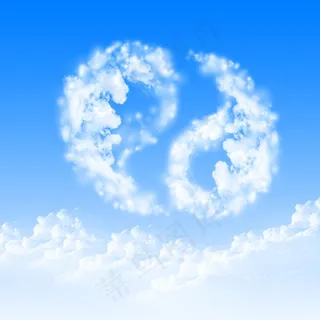 太极八卦—云型——高清图片 太极八卦—云型——高清图片