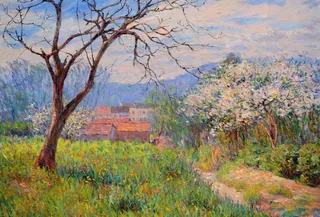 查济春天的风景图片