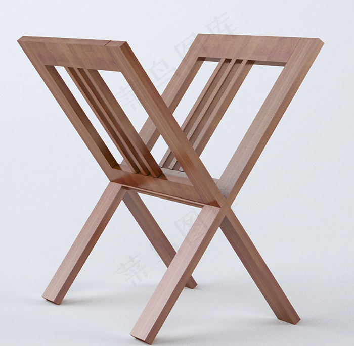 简约书架3d模型