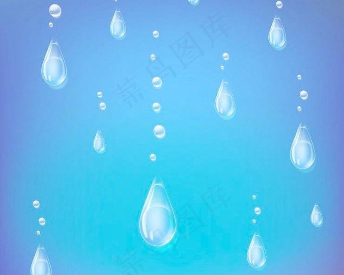 水珠水泡水滴背景图片