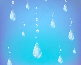 水珠水泡水滴背景图片