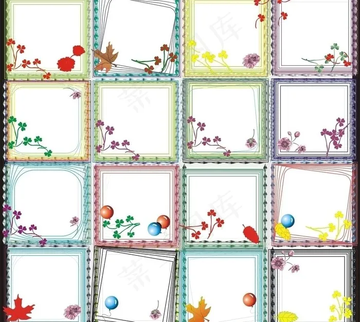 相框图片cdr矢量模版下载