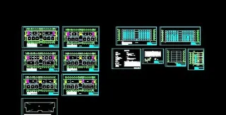 六层中学教学楼建筑设计施工图