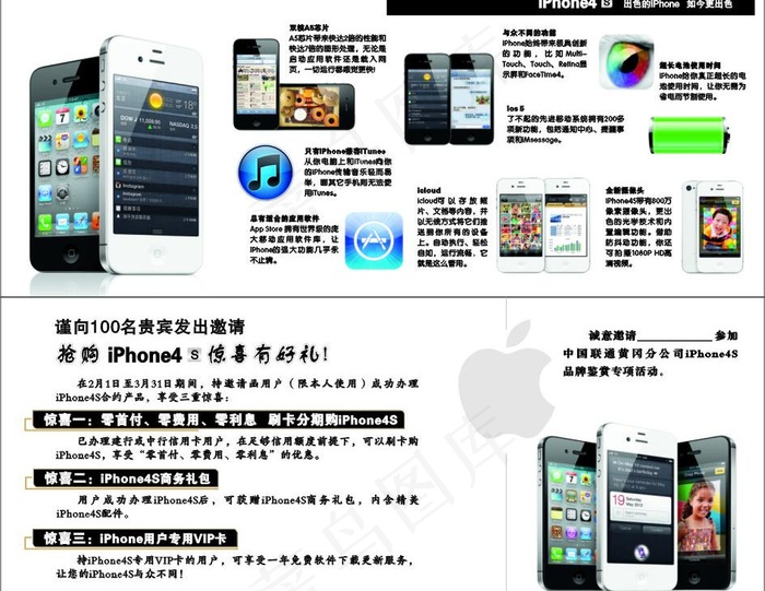 iphone4s手机图片cdr矢量模版下载