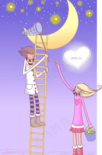 情人节漫画图片