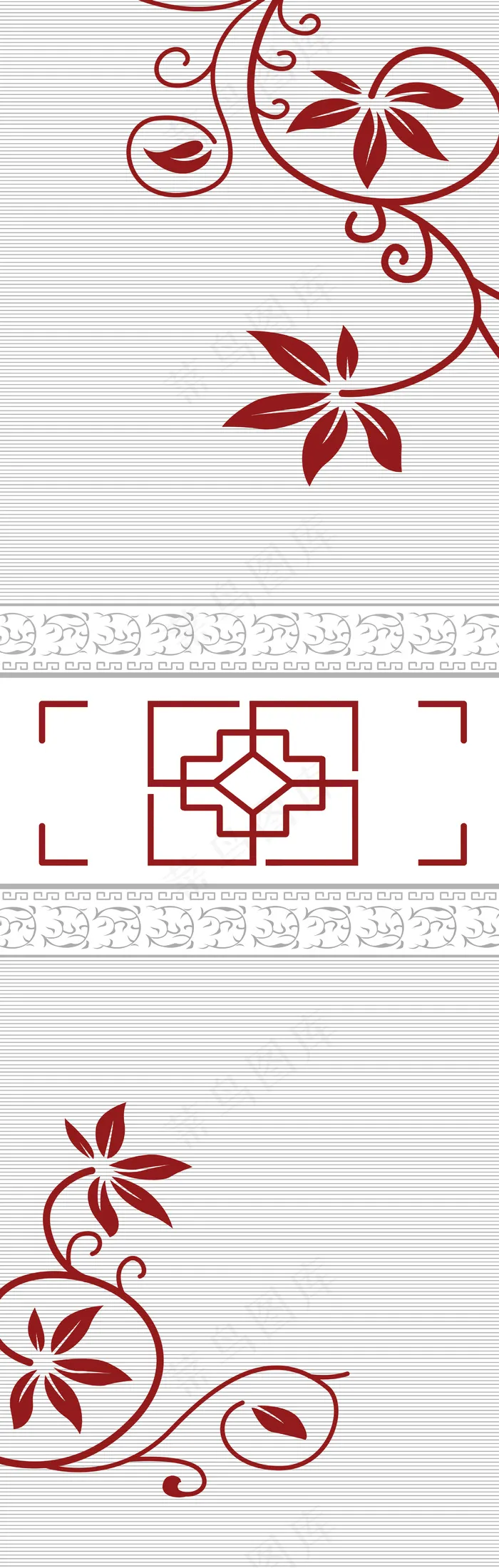 平开门 时尚花纹