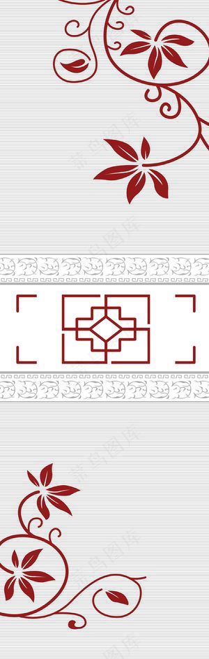 平开门 时尚花纹