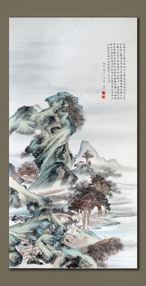 闫焕然 秋山图