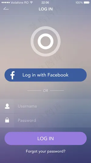 时尚风格APP界面宣下载