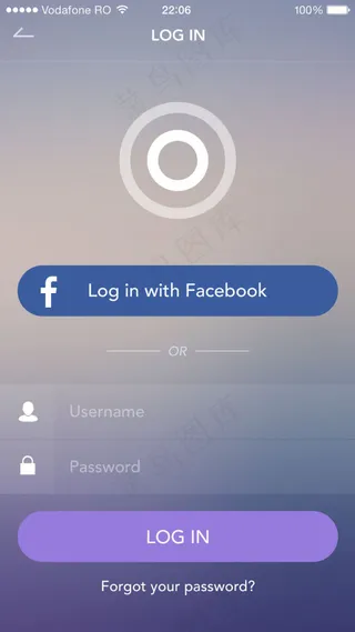 时尚风格APP界面宣下载