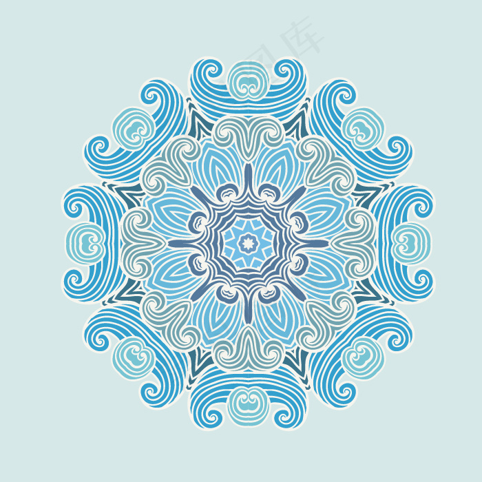 印花矢量图 几何专题 花纹填充 花...