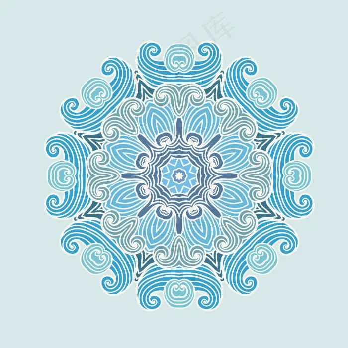 印花矢量图 几何专题 花纹填充 花...ai矢量模版下载