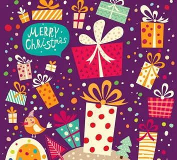 圣诞节礼物背景图片 圣诞节礼物背景图片
