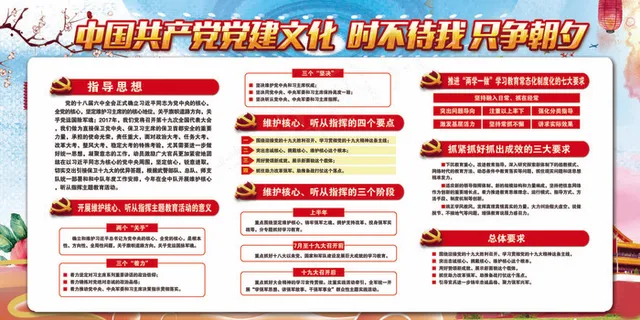 时不待我只争朝夕宣传展板