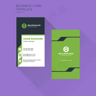 绿色时尚商业名片