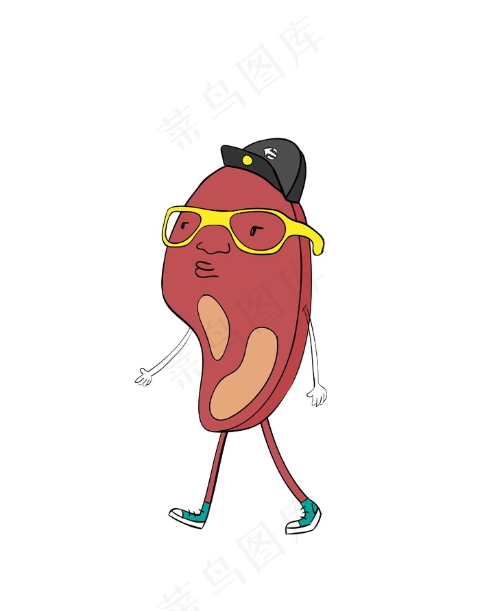 卡通图案插画