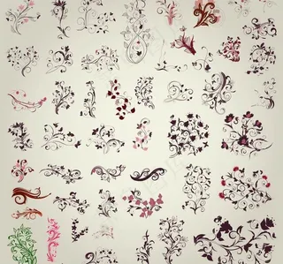 欧式花纹图片
