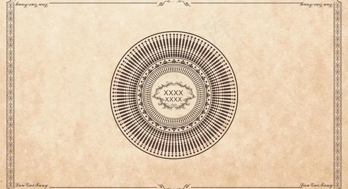 欧式花纹图片cdr矢量模版下载