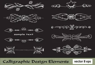 欧式花纹花朵装饰设计图片