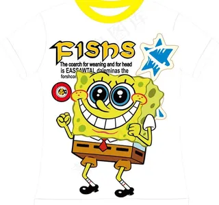 海绵宝宝t恤图片