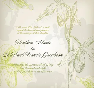 婚礼请柬背景图片