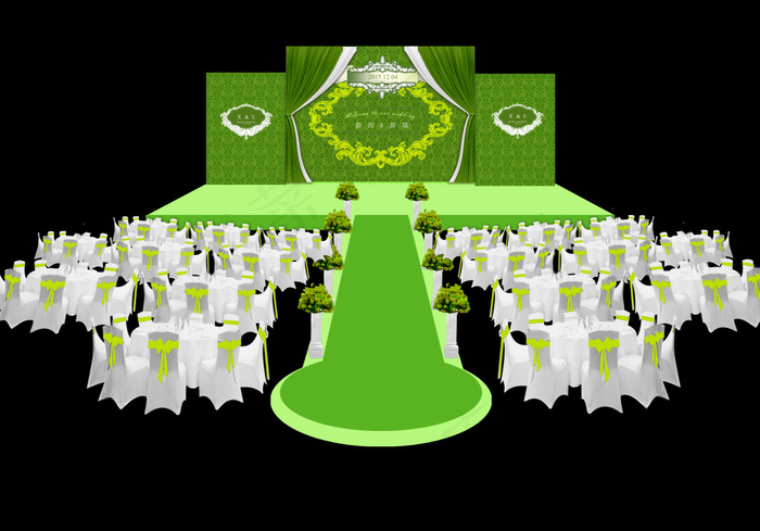 婚礼现场效果图