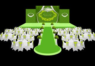 婚礼现场效果图