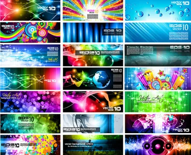 绚丽动感光效名片