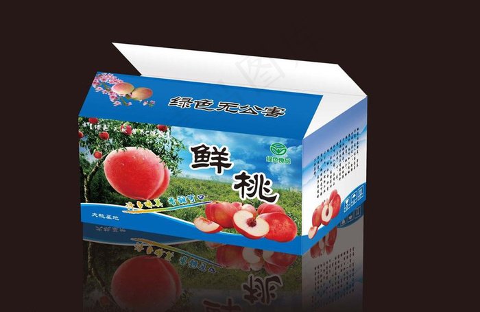 桃包装图片模板下载(5039X2992(DPI:200))psd模版下载