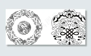 圆形吉祥纹样图片