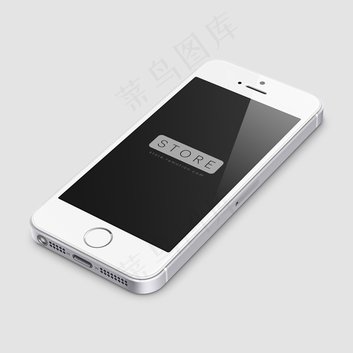 iPhone手机模型素材psd模版下载