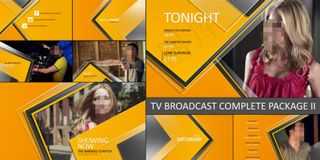 翻转电视栏目包装第二版AE模板