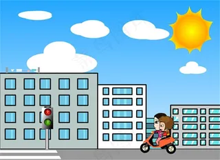 红绿灯公益广告flash动画