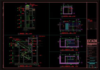施工设计图CAD图纸