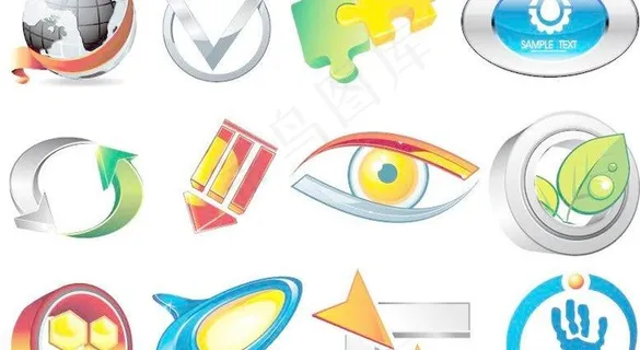 3d图标矢量图片